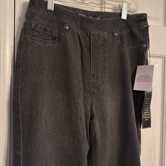 DG2 Diane Gilman gray jeggings NWT L - Picture 2 of 12